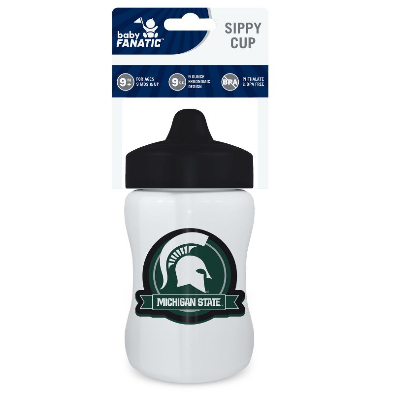 BabyFanatic Toddler and Baby Unisex 9 oz. Sippy Cup NCAA Michigan State Spartans, 3 of 5