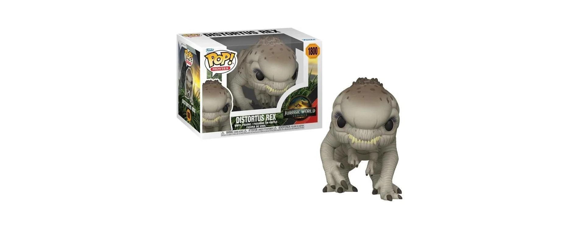 Funko Pop! Movies: Jurassic World: Rebirth - Distortus Rex - Vinyl Figure #1800 #86661