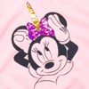 Disney Minnie Mouse Girls Sequin Pullover Fleece Hoodie Leggings Outfit Set Toddler to Big Kid - 4 of 4