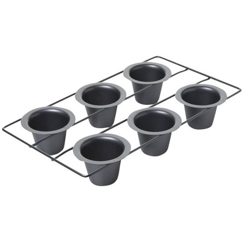 Chicago Metallic Professional 6-Cup Popover Pan, Silver - image 1 of 4