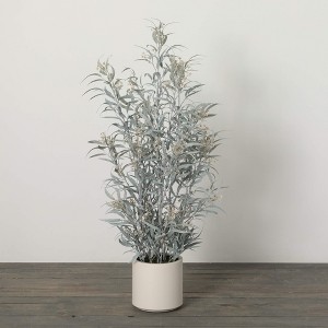Sullivans Artificial 49" Potted Blade Eucalyptus Tree, Green - 1 of 4