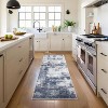 Modern Abstract Pattern Machine Washable Rug, Non-Slip, Non-Shedding, Low Pile Foldable Rug for Bedroom, Living Room and Game Room - 2 of 4