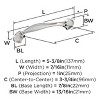 Amerock Fairfield 3-3/4 Inch Cabinet or Furniture Pull - 3 of 4