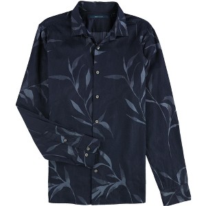 Perry Ellis Mens Floral Button Up Shirt - 1 of 2