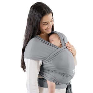 Comfy Cubs Baby Wrap Carrier - Soft & Secure Fit Cotton Blend for Newborn to Toddler - Adjustable, One Size Fits All Toddler Sling - 1 of 4