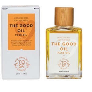 The Good Oil Honeysuckle and Turmeric Face Oil, Hydrating Face Oil for Face Dark Spots, Fine Lines & Wrinkles, Glow Serum, The Organic Skin Co, 1 floz - 1 of 4