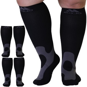 Mojo Compression Socks – Unisex Knee High Medical Compression Socks – 20-30mmHg Firm Support – A601-3 - 1 of 4