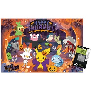 Trends International Pokémon: Halloween Forest - Group Unframed Wall Poster Prints - 1 of 4