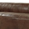 Brancaster 98" Sofas Retro Brown Top Grain Leather - Acme Furniture: Vintage Style, Aluminum Accents, 5-Seater - 3 of 4