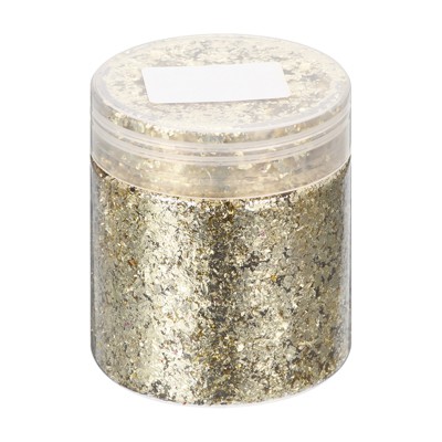 Unique Bargains Gold Foil Flakes for Nail Resin Crafts Painting Candle Making