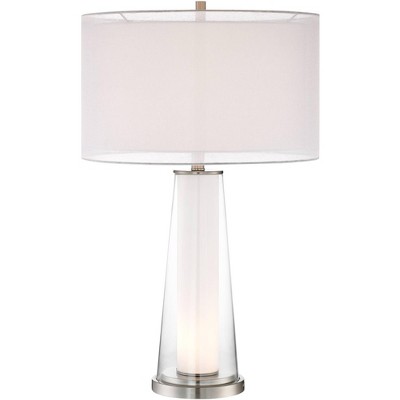 table lamp with frosted glass shade