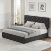 Upholstered Queen Platform Bed Frame with 4 Storage Drawers, PU Leather with Button Tufted, Wooden Slats Support, No Box Spring Needed, Noise-Free - 4 of 4