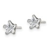 Chisel Stainless Steel Polished 5mm Star Cubic Zirconia Stud Earrings - 4 of 4