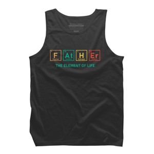 Men's Design By Humans Dad Handsome, Charming, See Also ATM By Tank Top - 1 of 2