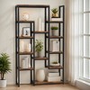 Hommoo 70.9" Bookshelf Display Bookcase with 12 Open Shelves - 4 of 4