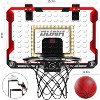 TEMI Indoor Basketball Hoop for Kids, Door Room Basketball Hoop,Mini Basketball Hoop with 4 Balls, Basketball Toys for 3 4 5 6 7 8 9 10 Year Old Boys - 2 of 3