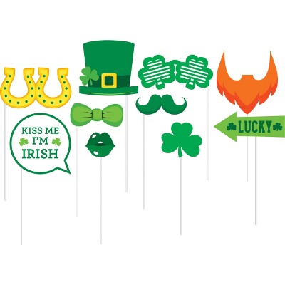 10ct St Patricks Day Photo Props