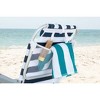 Caribbean Joe Oversize Deluxe Backpack Outdoor Portable Beach Chair - Navy White - 4 of 4