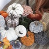 TopComfy Decorative Object Glass Christmas Ball Ornaments Set of 12 for Holiday Tree Decor, Gray, 13"*7.48"*9.84" - 3 of 4