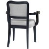 APRILSOUL35.00"Upholstered Dining Chairs Set of 2 ¨C Traditional Armchairs with Curved Lines, Solid Hardwood Frame - 4 of 4