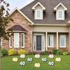Big Dot of Happiness Cheers and Beers to 40 Years - Forty Shaped Lawn Decorations - Outdoor 40th Birthday Party Yard Decorations - 10 Piece - 2 of 4