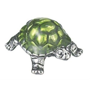 Ganz Zinc Pocket Charm with Inspirational Card, Lucky Little Turtle - 1 of 3