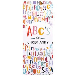 Dicksons BKM-BC96 Abc's of Christianity White, Yellow, and Red 6.5 x 2.75 Paper Alphabet Themed Encouraging Durable Laminated Bookmark, Pack of 12 - 1 of 2
