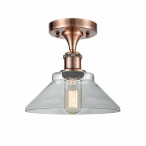 Orwell - 1 Light Semi-Flush Mount In Industrial Style-9 Inches Tall and 8.38 Inches Wide - 1 of 1