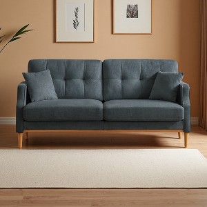 3-Seater Stylish Sofa with Waterproof Fabric & USB Port - 1 of 4
