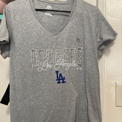 Mlb Los Angeles Dodgers Women's Short Sleeve V-neck Core T-shirt - Xl :  Target