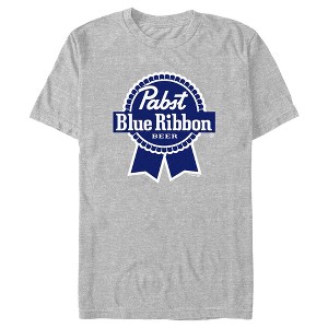 Men's Pabst Dark Blue Ribbon Logo T-Shirt - 1 of 4