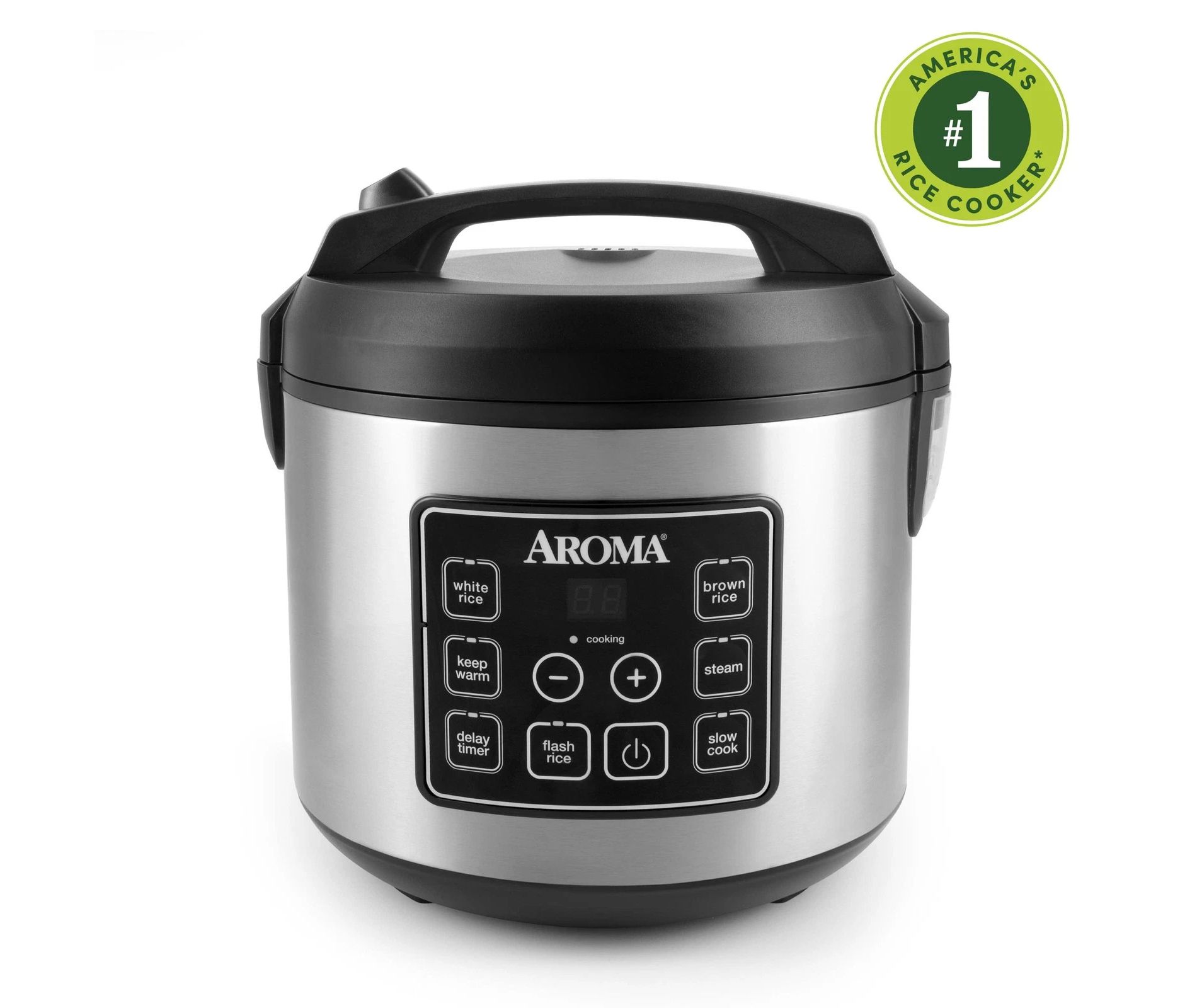 Aroma ARC-5100SBC 20-Cup Digital Rice Cooker & Food Steamer Manufacturer Refurbished