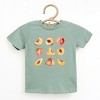 The Juniper Shop Peach Chart Toddler Short Sleeve Tee - 2T - Seafoam - 2 of 4