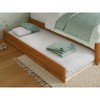 AFI Furnishings Twin Panel Platform Bed with Twin Trundle in Light Toffee - 2 of 4