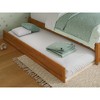 Atlantic Furniture Twin Panel Platform Bed with Twin Trundle in Light Toffee - image 2 of 4