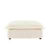 Ridstar 37.4 in. W Modern Rectangle Ottoman with Sturdy Wood For Entryway & Living Room-Cream - 4 of 4