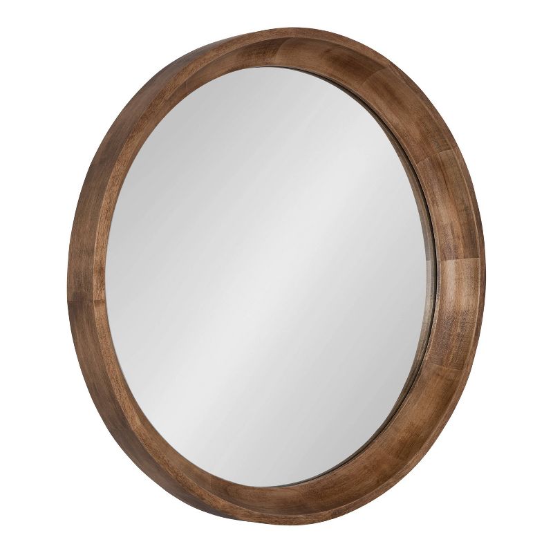 22&#34; Colfax Round Wall Mirror Natural - Kate &#38; Laurel All Things Decor, 1 of 8
