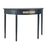47" Lucca Demilume Console Table Black/Natural - East at Main