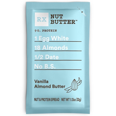 Rx Nut Butter Vanilla Almond Butter Spread 1 13oz Target