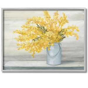 Stupell Industries Golden Fall Floral Bouquet in Country Milk Tin - 1 of 4