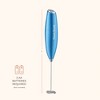Handheld Milk Frother, Mini Foamer, Battery Operated Stainless Steel Drink Mixer for Coffee, Lattes, Cappuccino, Matcha, Chocolate - 4 of 4