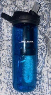 Camelbak 32oz Eddy+ Tritan Renew Water Bottle Filtered By Life Straw -  Charcoal Gray : Target