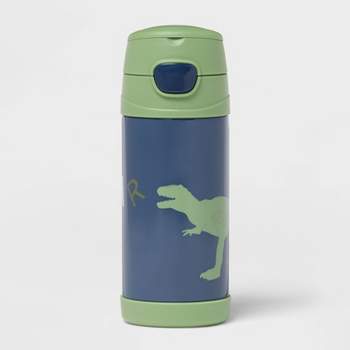 Kids' Portable Drinkware 12oz Water Bottle Dinosaur Green - Pillowfort™