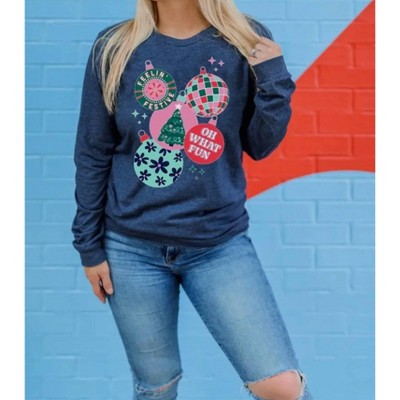 Women's Oh What Fun LS Tee - Jadelynn Brooke