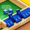 Dice Game,2-4 Player Family Wooden Board Table Math Games for Adults and Kids, 8 Dices Classics Tabletop Version Games for Classroom,Home,Party or Pub - 4 of 4