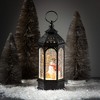 13"H Sullivans Christmas LED Lantern With Snowman Scene, Multicolor, Indoor Christmas Decor - 3 of 4