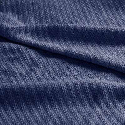 Navy Blue King Size Cotton Machine Washable Blanket