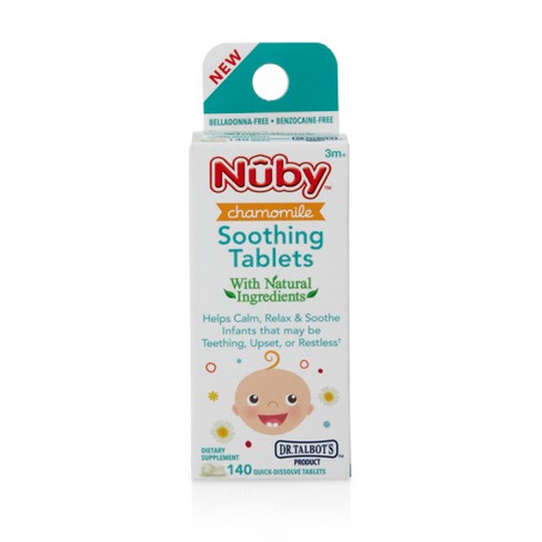 Nuby Naturally Derived Soothing Tablets - Chamomile - 140ct - image 1 of 3