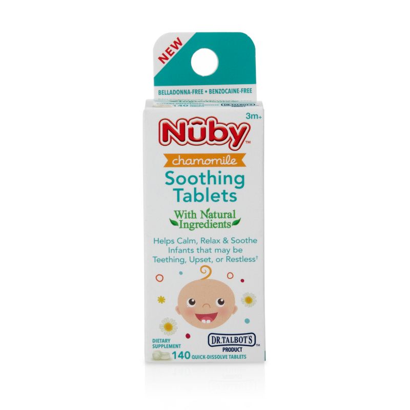 Dr. Talbot&#39;s Nuby Naturally Derived Soothing Tablets - Chamomile - 140ct, 1 of 4