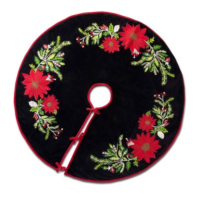 Park Hill Collection Poinsettia Tree Skirt
